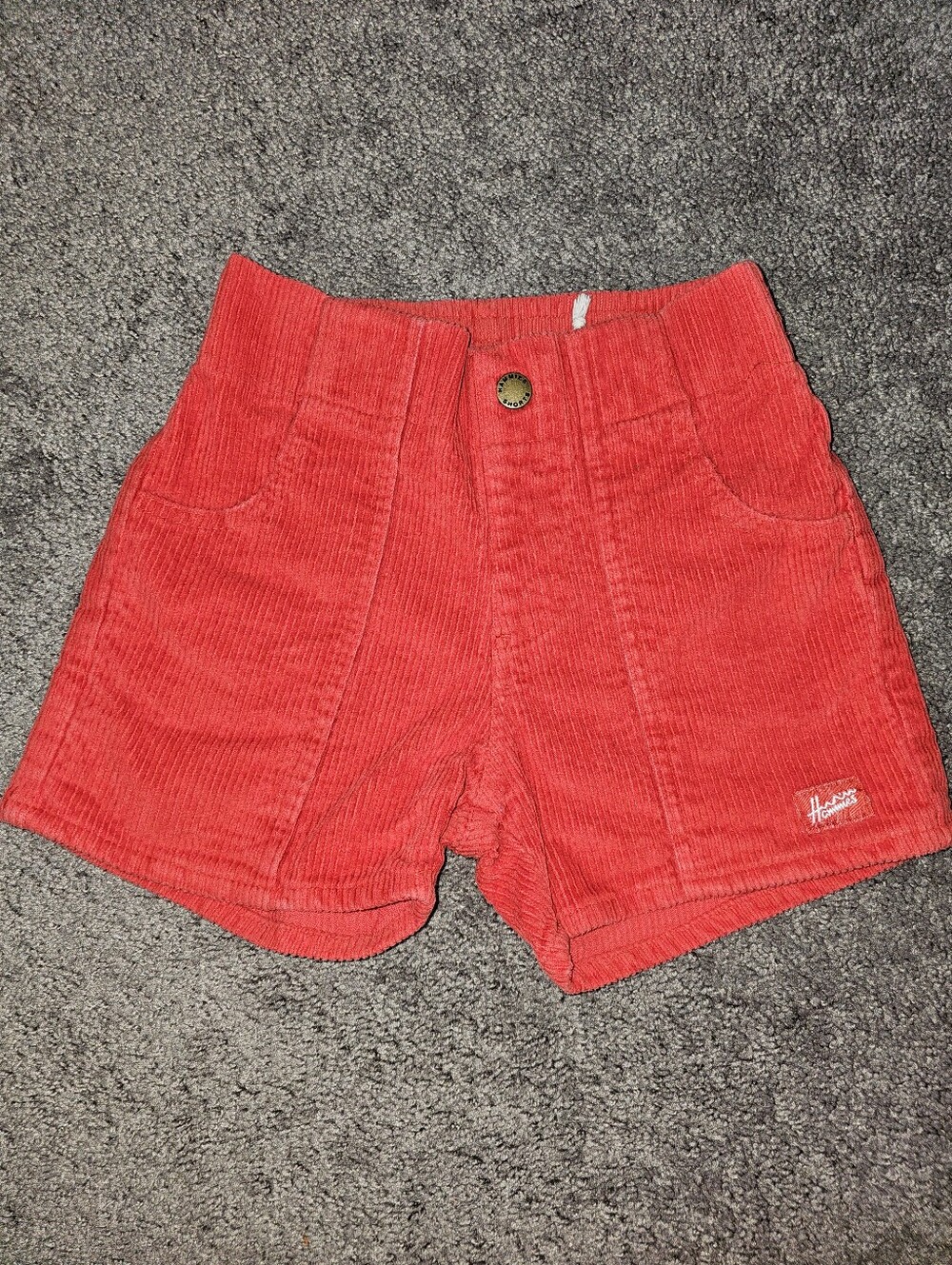 Hammies Original Red Corduroy Shorts Sz 24